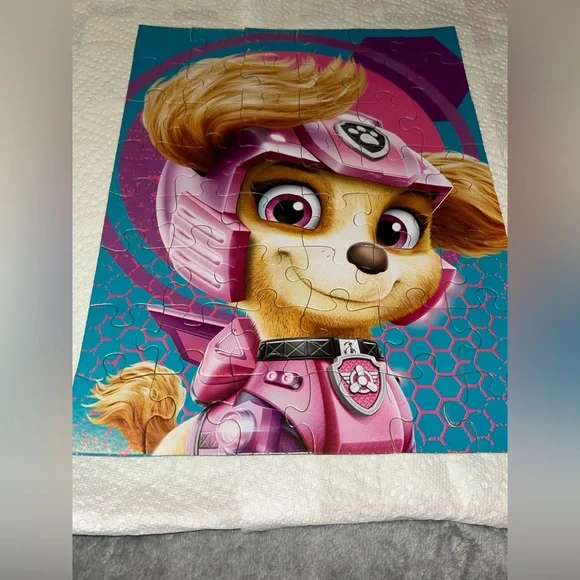 Nickelodeon Paw Patrol the Movie: 4 Puzzles Each W/48 Pieces *Complete* - Picture 5 of 7